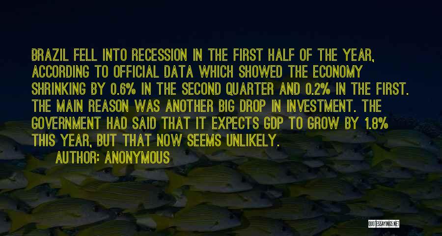 Government And Economy Quotes By Anonymous