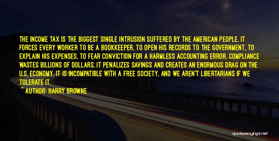 Government And Economy Quotes By Harry Browne