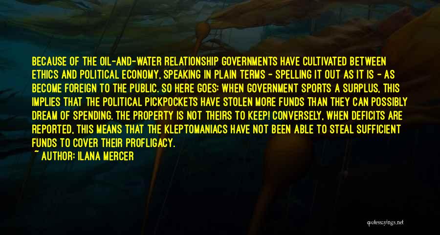 Government And Economy Quotes By Ilana Mercer