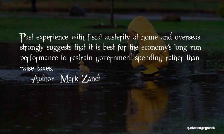 Government And Economy Quotes By Mark Zandi