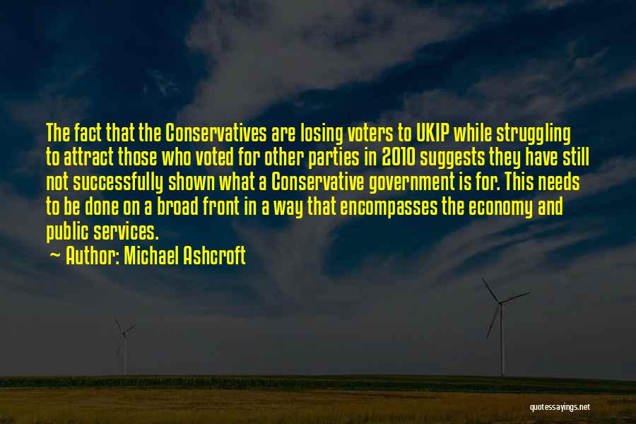 Government And Economy Quotes By Michael Ashcroft