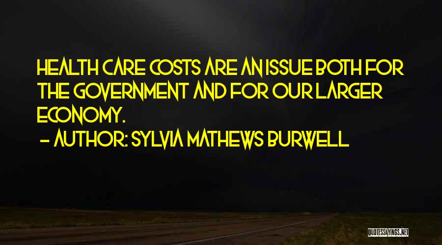 Government And Economy Quotes By Sylvia Mathews Burwell