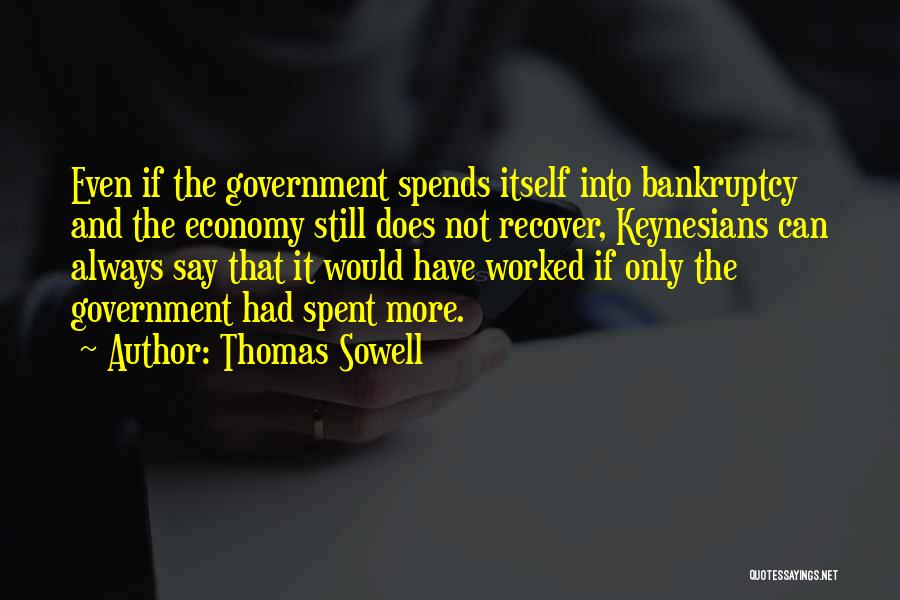 Government And Economy Quotes By Thomas Sowell