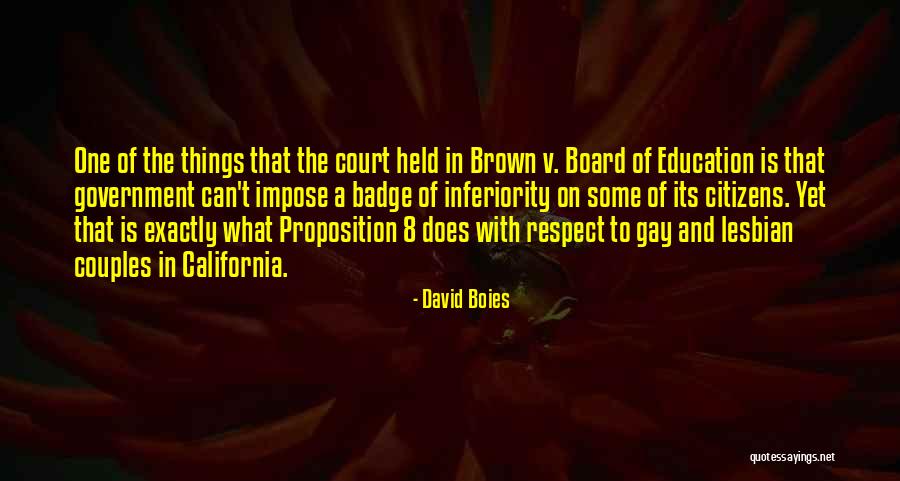 Government And Education Quotes By David Boies