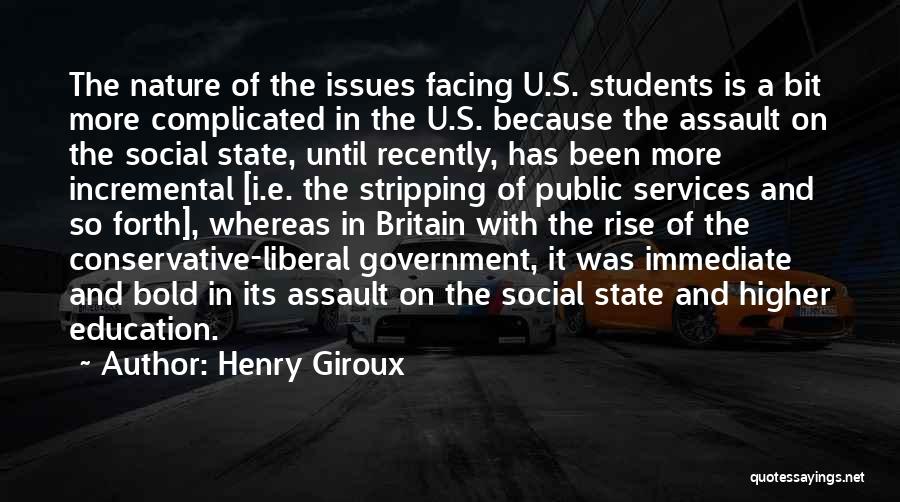 Government And Education Quotes By Henry Giroux