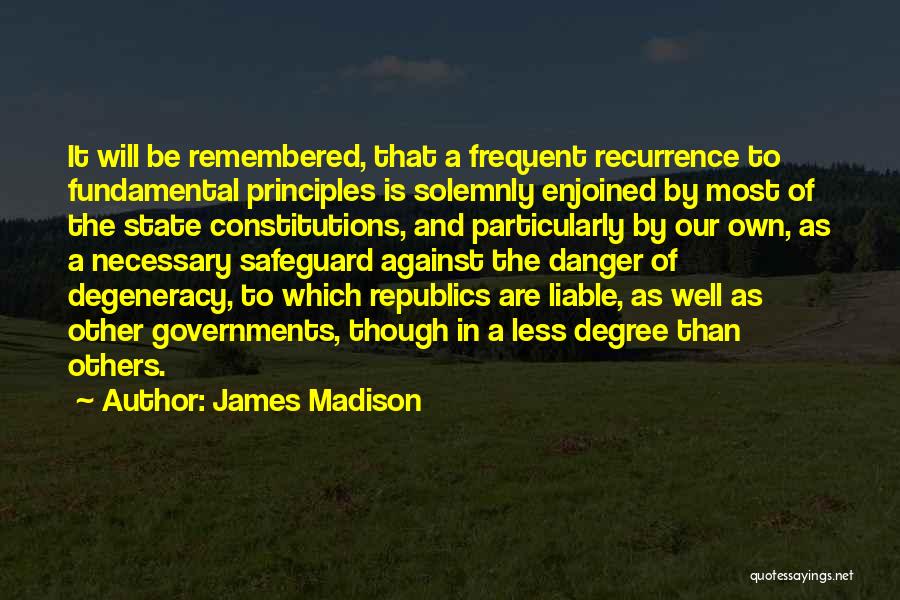 Government And Education Quotes By James Madison