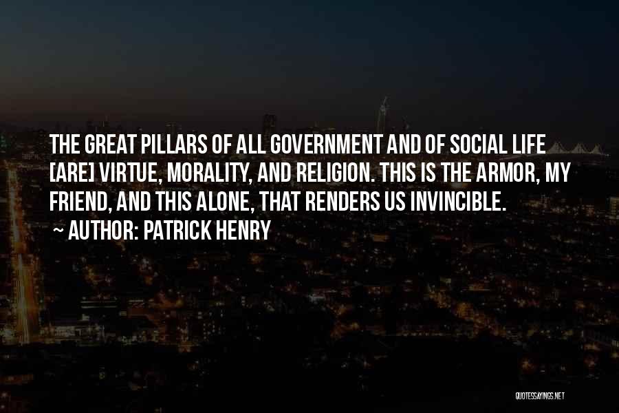Government And Morality Quotes By Patrick Henry
