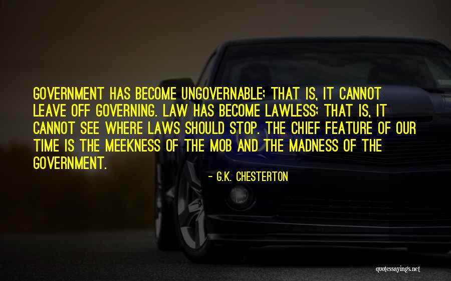 Government And Politics Quotes By G.K. Chesterton