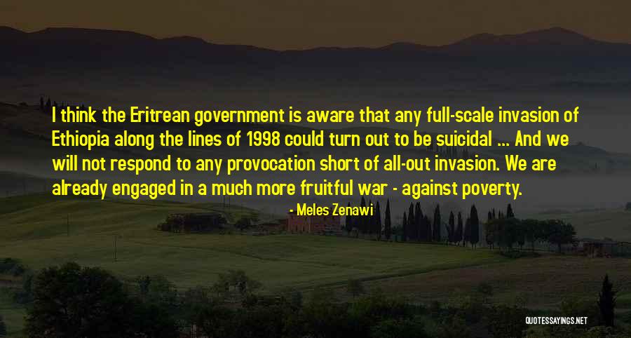 Government And Poverty Quotes By Meles Zenawi Government And Poverty Quotes By Meles Zenawi