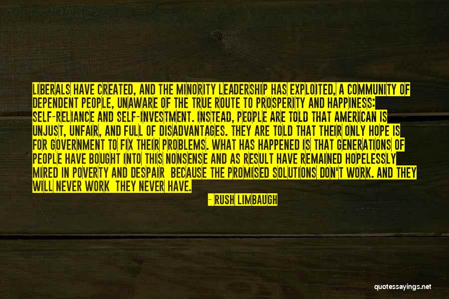Government And Poverty Quotes By Rush Limbaugh Government And Poverty Quotes By Rush Limbaugh
