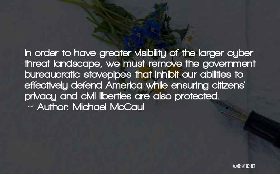 Government And Privacy Quotes By Michael McCaul