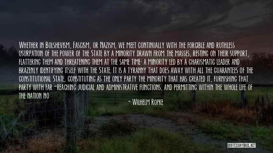 Government And Tyranny Quotes By Wilhelm Ropke