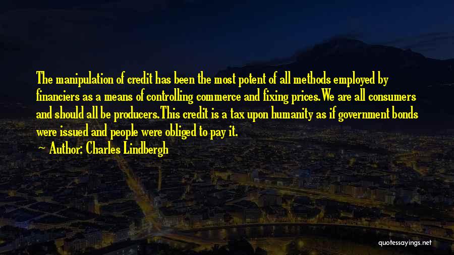 Government Bonds Quotes By Charles Lindbergh
