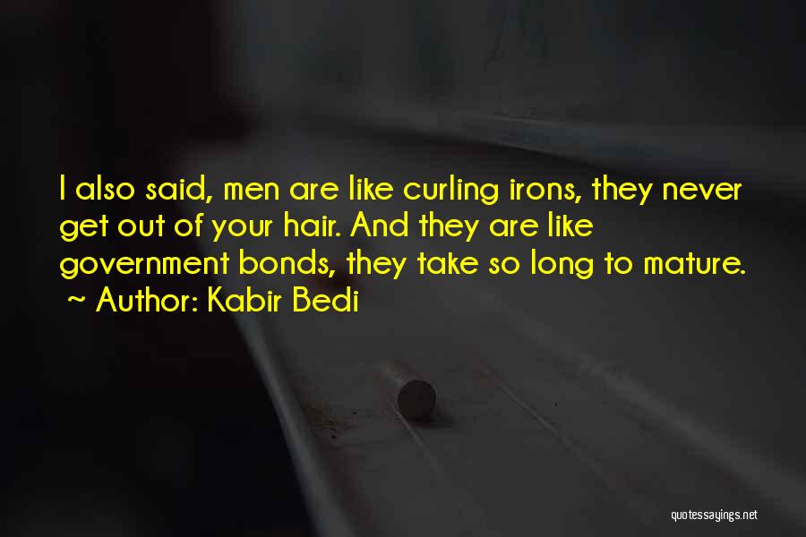 Government Bonds Quotes By Kabir Bedi