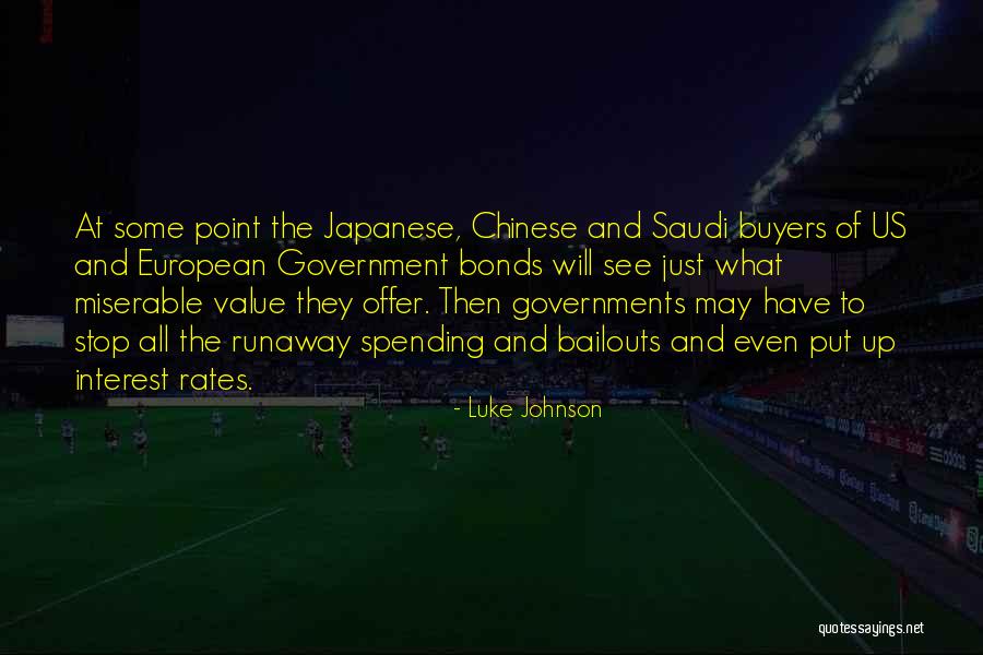 Government Bonds Quotes By Luke Johnson