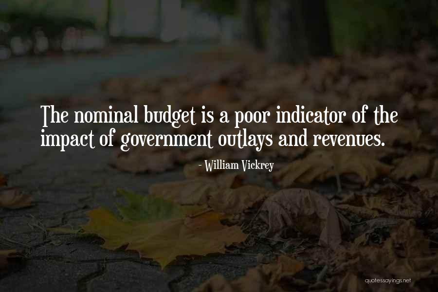 Government Budget Quotes By William Vickrey Government Budget Quotes By William Vickrey