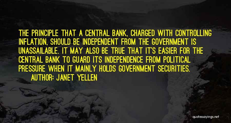 Government Controlling Us Quotes By Janet Yellen