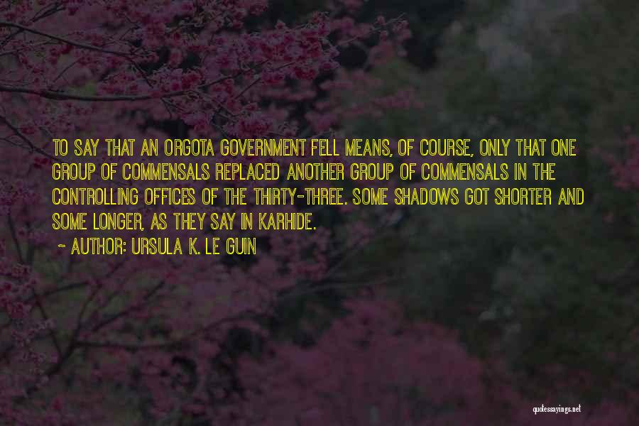 Government Controlling Us Quotes By Ursula K. Le Guin