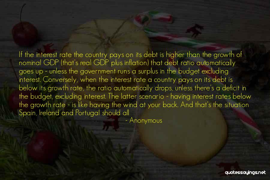 Government Deficit Quotes By Anonymous Government Deficit Quotes By Anonymous