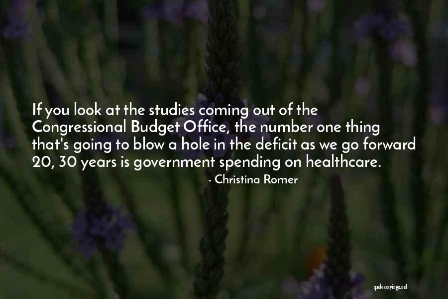 Government Deficit Quotes By Christina Romer