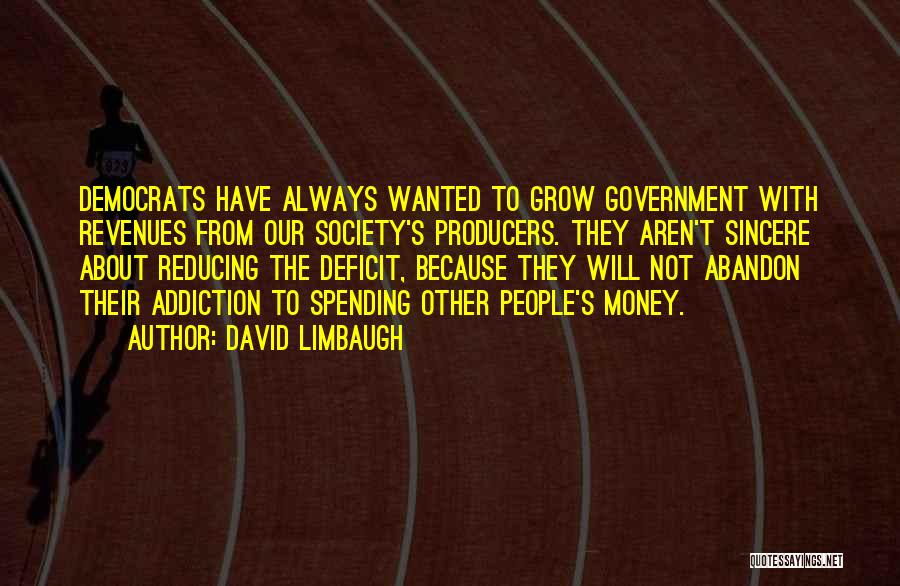 Government Deficit Quotes By David Limbaugh