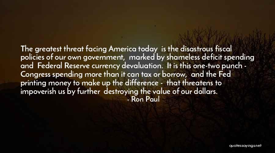 Government Deficit Quotes By Ron Paul Government Deficit Quotes By Ron Paul