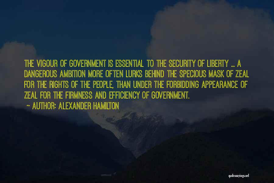 Government Efficiency Quotes By Alexander Hamilton