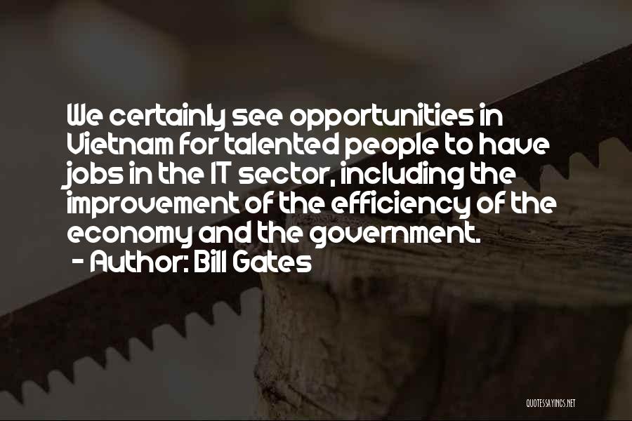 Government Efficiency Quotes By Bill Gates