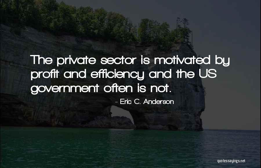 Government Efficiency Quotes By Eric C. Anderson Government Efficiency Quotes By Eric C. Anderson