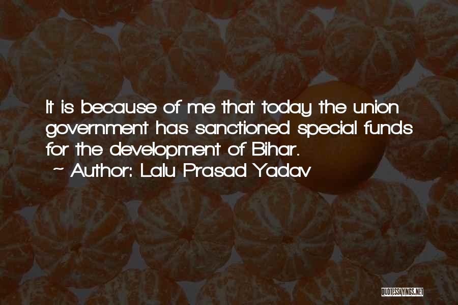 Government Funds Quotes By Lalu Prasad Yadav