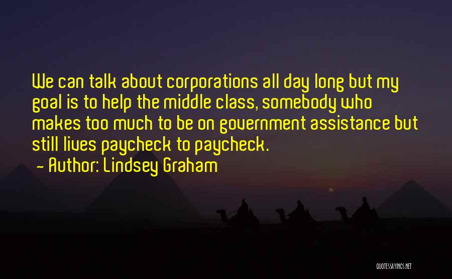Government Help Quotes By Lindsey Graham
