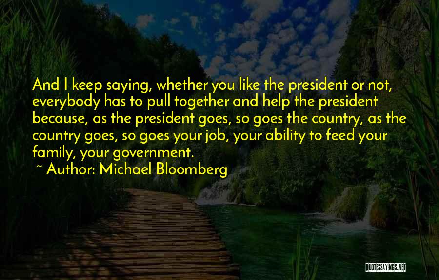 Government Help Quotes By Michael Bloomberg