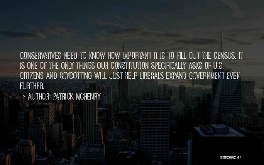 Government Help Quotes By Patrick McHenry