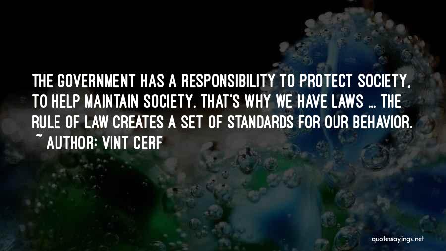 Government Help Quotes By Vint Cerf