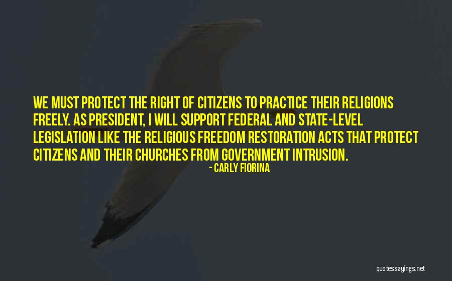 Government Intrusion Quotes By Carly Fiorina