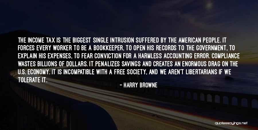 Government Intrusion Quotes By Harry Browne