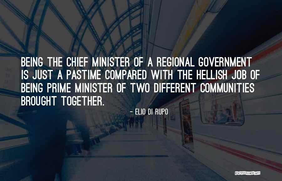 Government Job Quotes By Elio Di Rupo