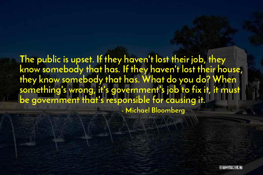 Government Job Quotes By Michael Bloomberg