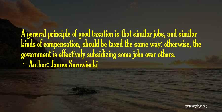 Government Jobs Quotes By James Surowiecki