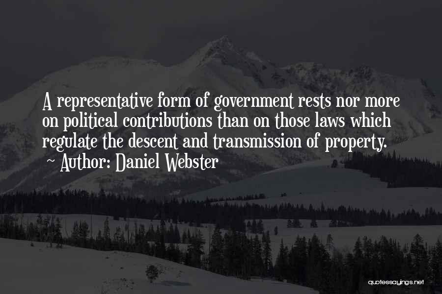 Government Laws Quotes By Daniel Webster
