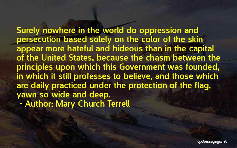 Government Oppression Quotes By Mary Church Terrell