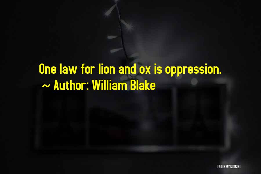 Government Oppression Quotes By William Blake