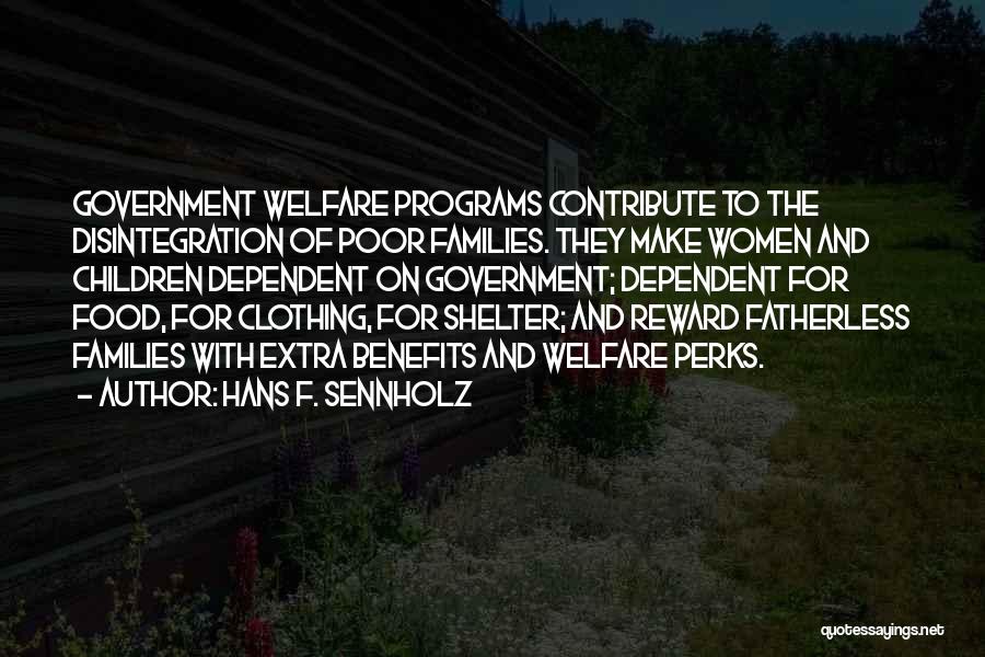 Government Programs Quotes By Hans F. Sennholz