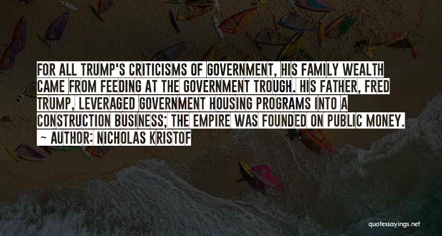 Government Programs Quotes By Nicholas Kristof