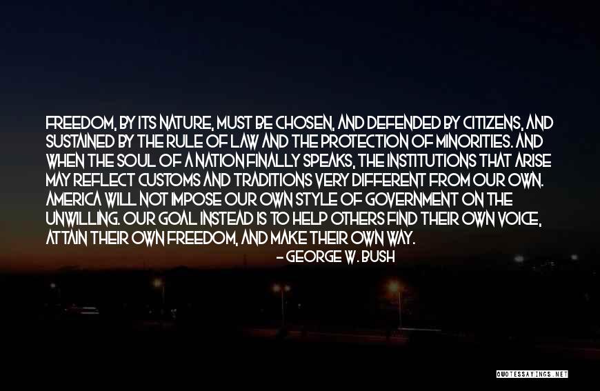 Government Protection Quotes By George W. Bush Government Protection Quotes By George W. Bush