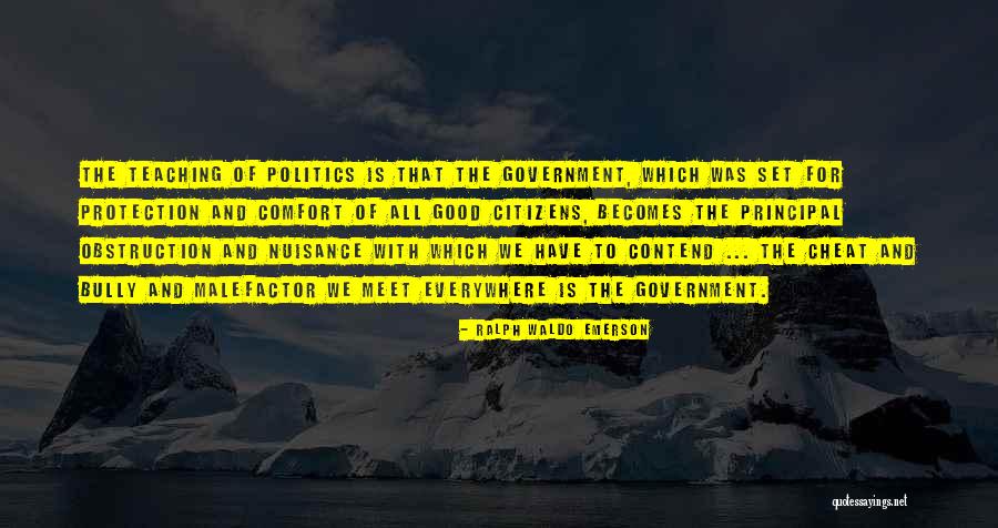 Government Protection Quotes By Ralph Waldo Emerson Government Protection Quotes By Ralph Waldo Emerson
