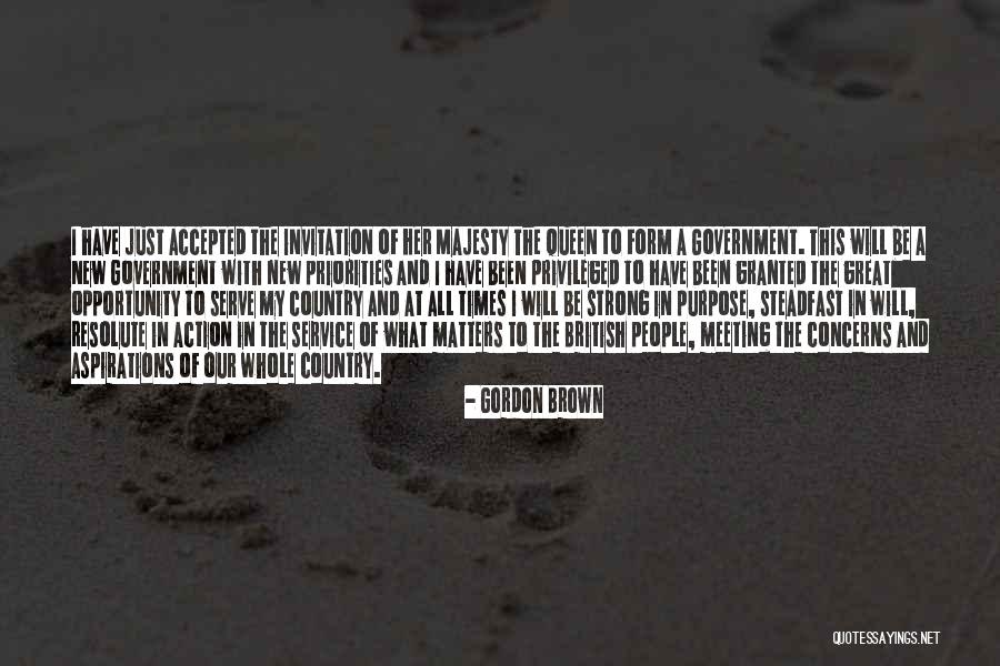 Government Purpose Quotes By Gordon Brown Government Purpose Quotes By Gordon Brown