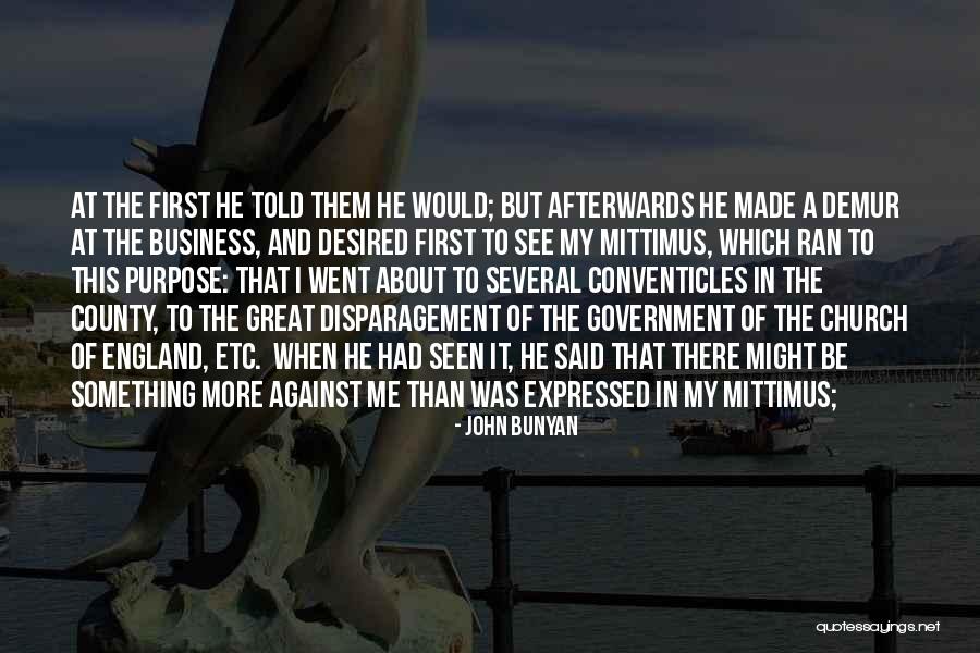 Government Purpose Quotes By John Bunyan Government Purpose Quotes By John Bunyan