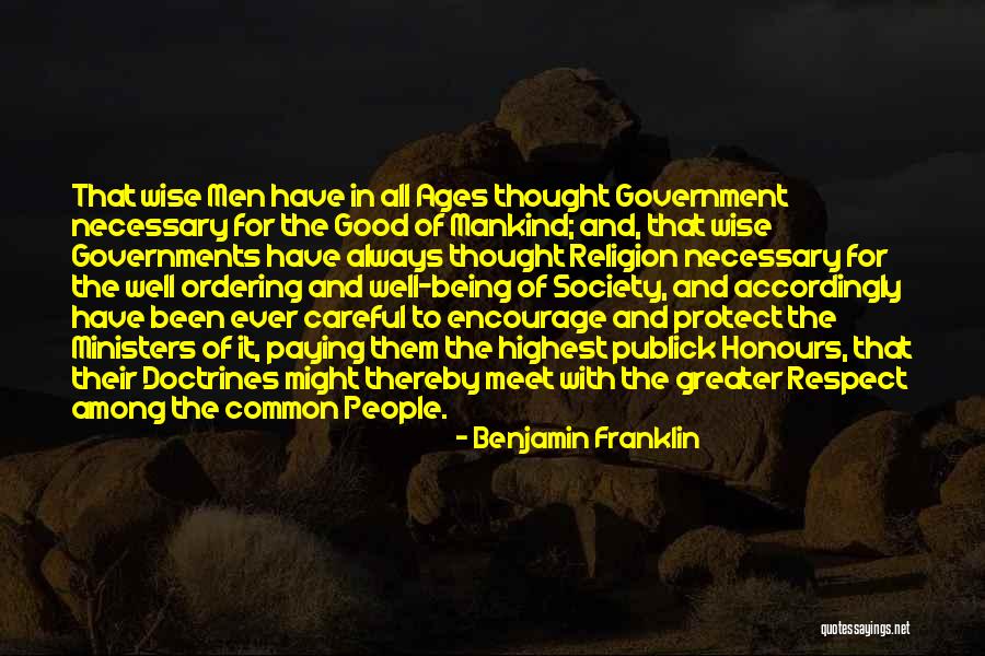 Government Quotes By Benjamin Franklin