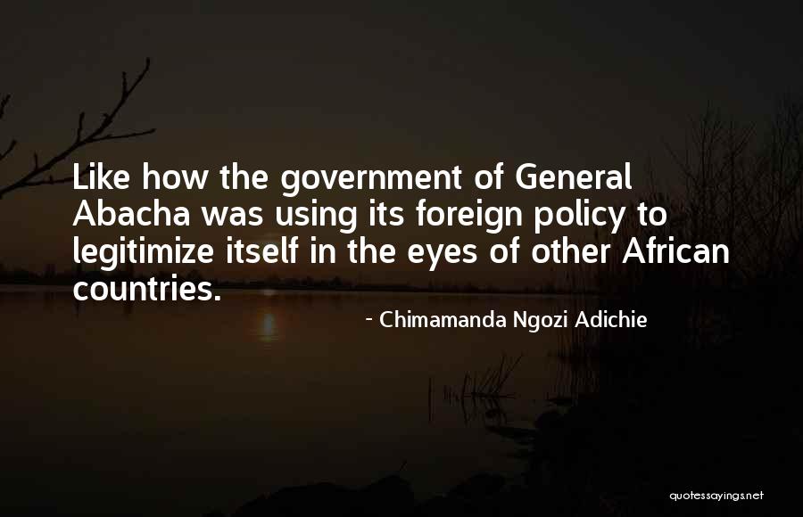 Government Quotes By Chimamanda Ngozi Adichie